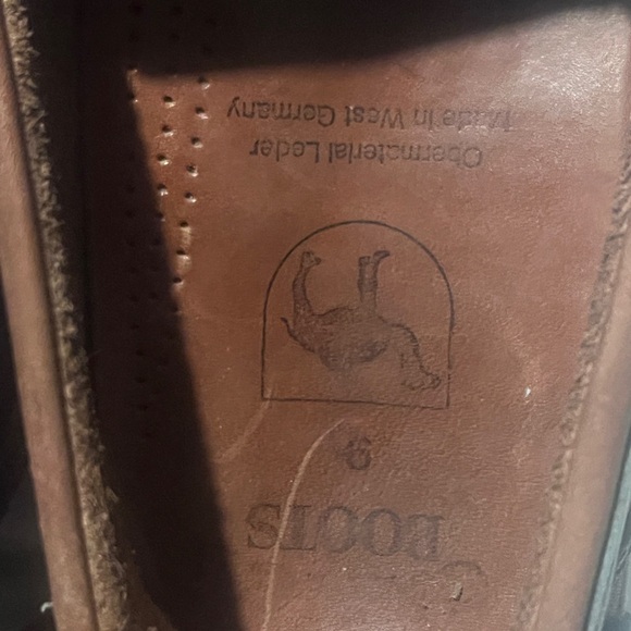 Camel Boots Chestnut Leather Loafers with Tassels , Made in Germany - Picture 11 of 12